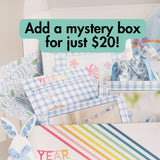 Add a Mystery Holiday box for just $20