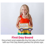 1st Day Bus Sign