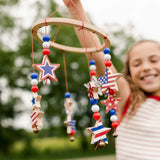 Star Spangled Wind Chime Craft