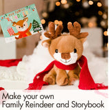 Family Reindeer Stuffy and Book