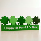 LUCKY Wooden Shamrocks