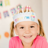 Wooden Birthday Countdown and Customizable Felt Birthday Crown