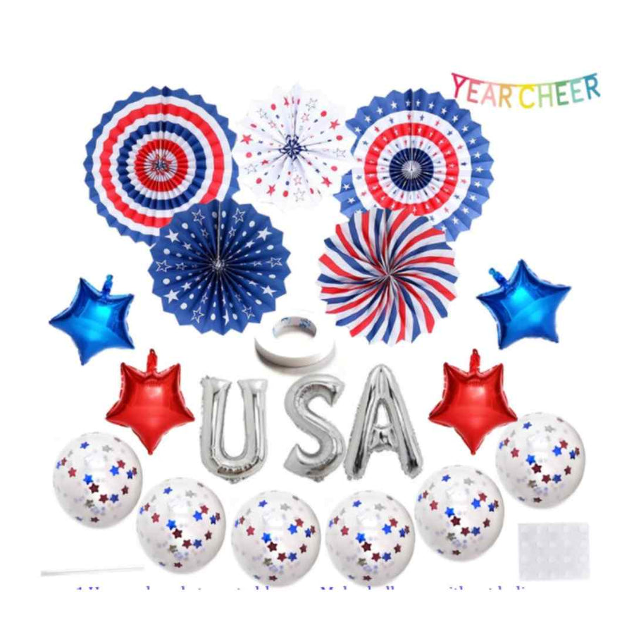 4th of July USA Balloons