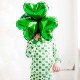 St Patrick's Day Shamrock Balloons and Lucky Banner