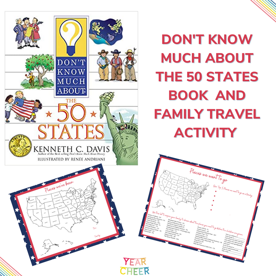 Don't Know Much About the 50 States Book and Family Activity