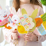 YearCheer Easter Egg Hunt Signs